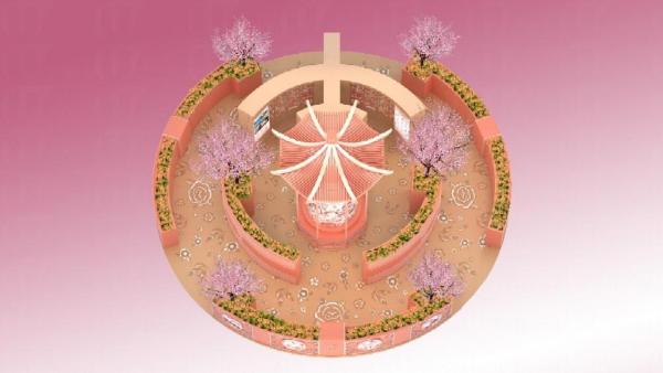 太古廣場「春意洋溢」佈置